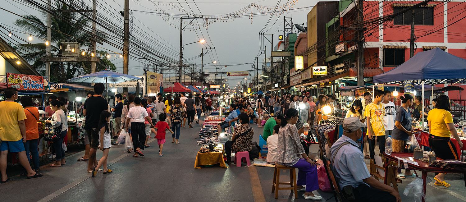 Chiang Mai's famous night bazaar