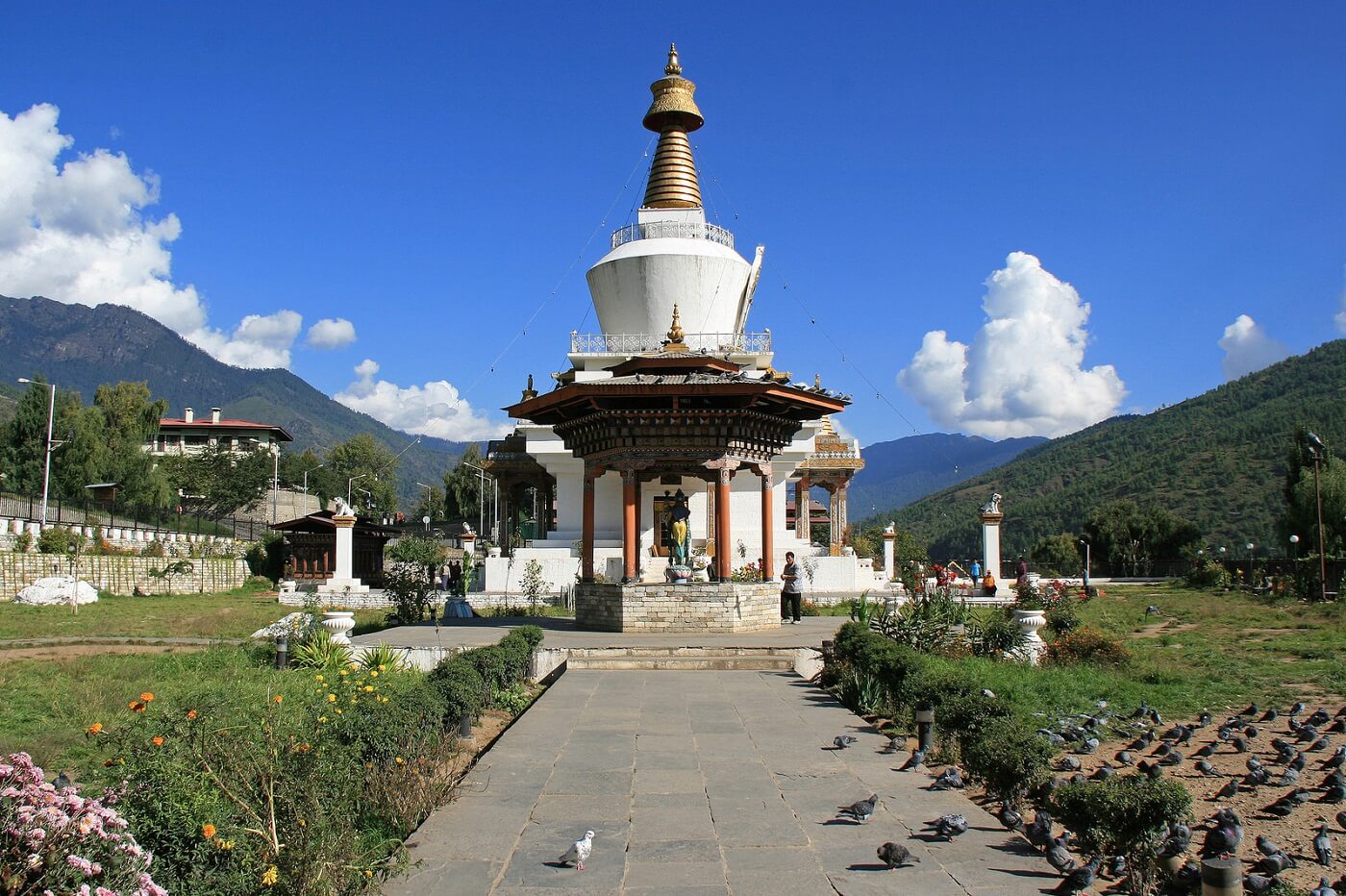 Bhutan National-Memorial-Chorten-Thimphu