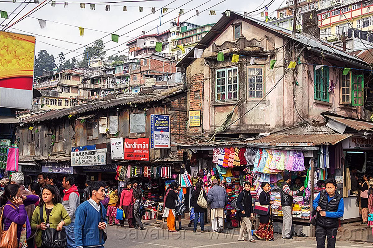 Shop at local markets in Darjeeling