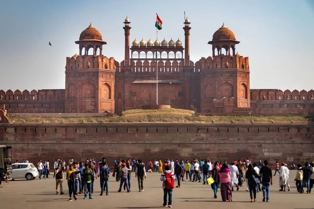 red fort delhi