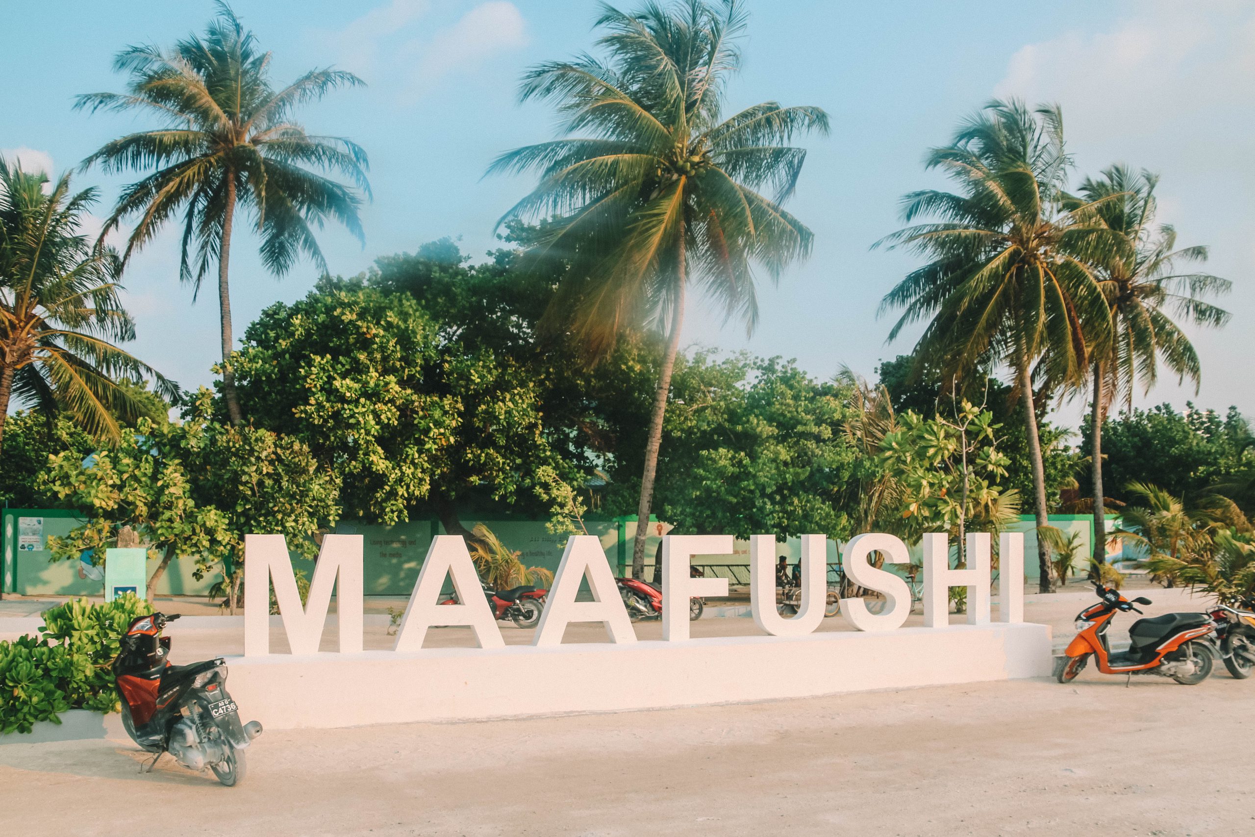 Maafushi in Maldives