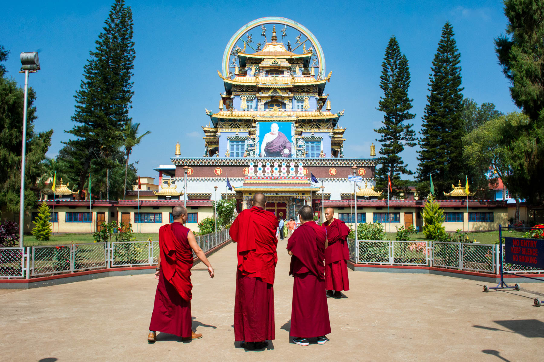 Namdroling Monastery and Golden Temple, Karnataka