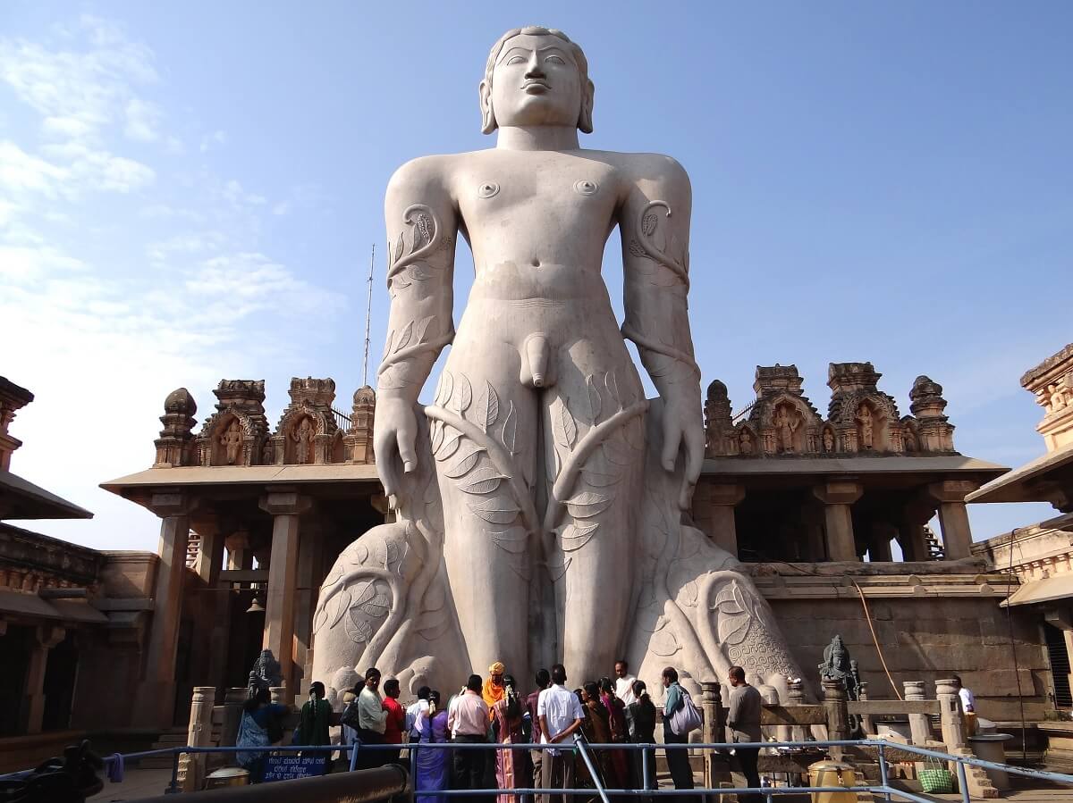 Gomateshwara statue in Shravanabelagola