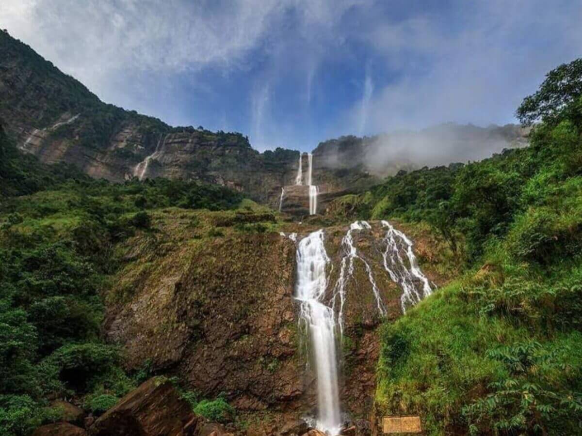 Kynrem Waterfalls, Meghalaya