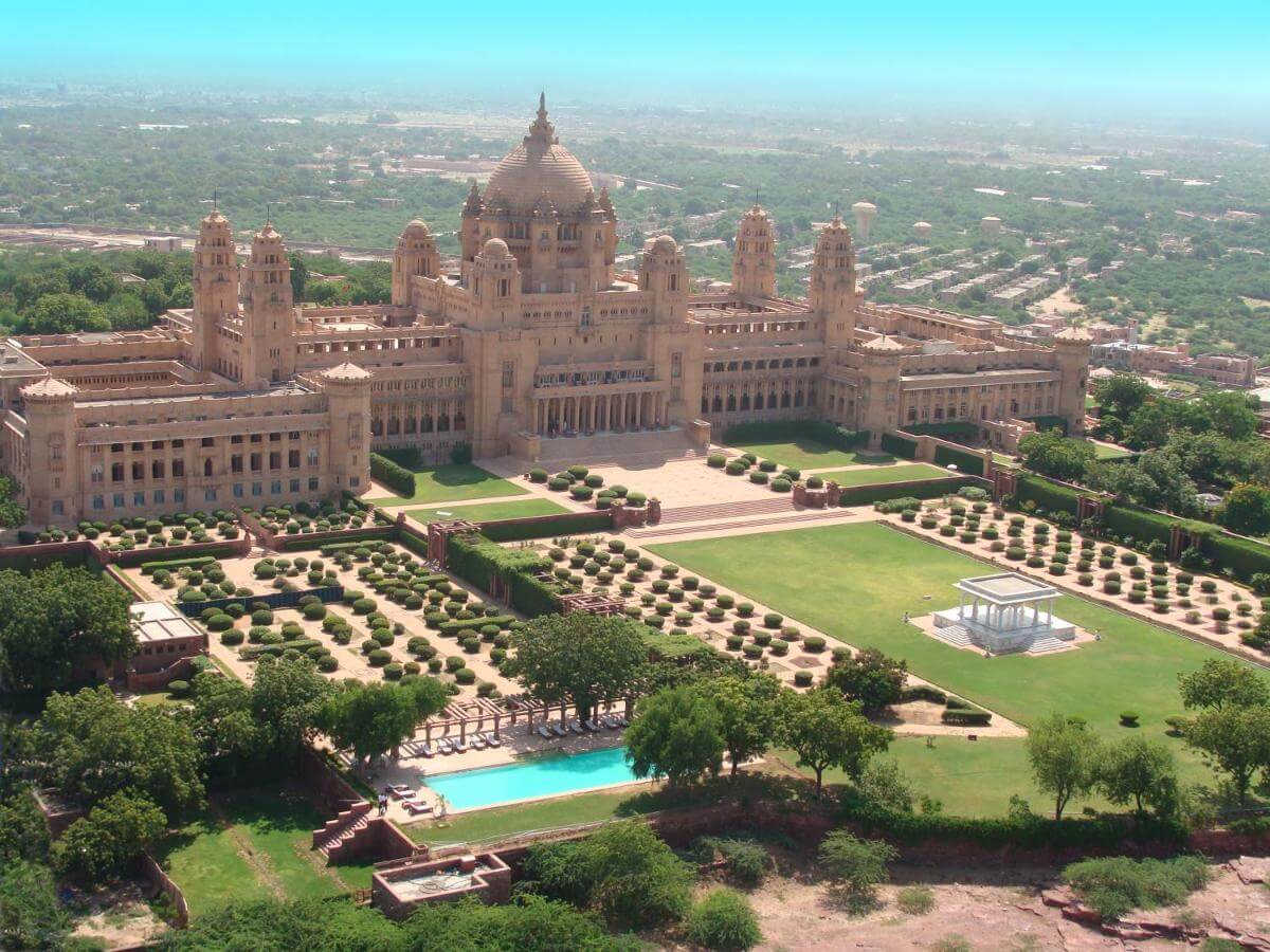 Tajo sirvienta Palacio Bhawan, Jodhpur, Rajasthan