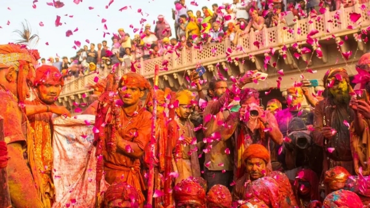 Phoolon Ki Holi en Vrindavan