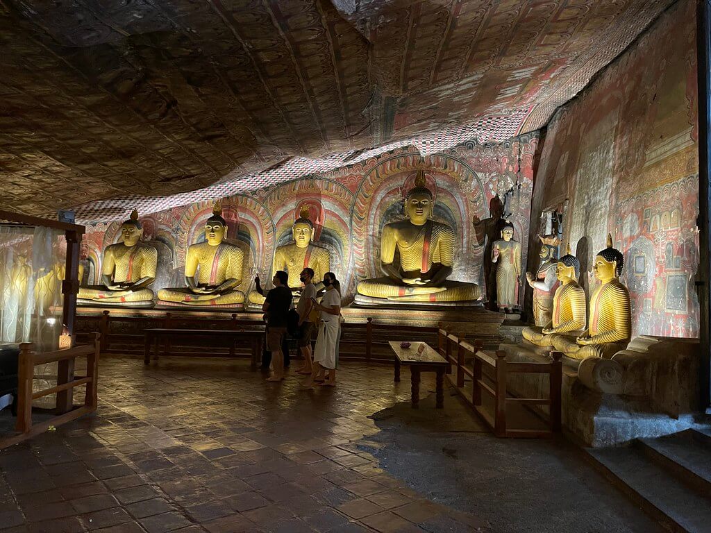 Templo de la cueva de Dambulla Sri Lanka