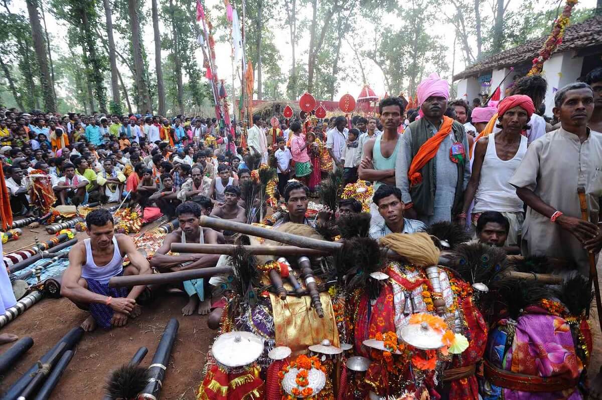 Este de India para la Celebración de Dussehra