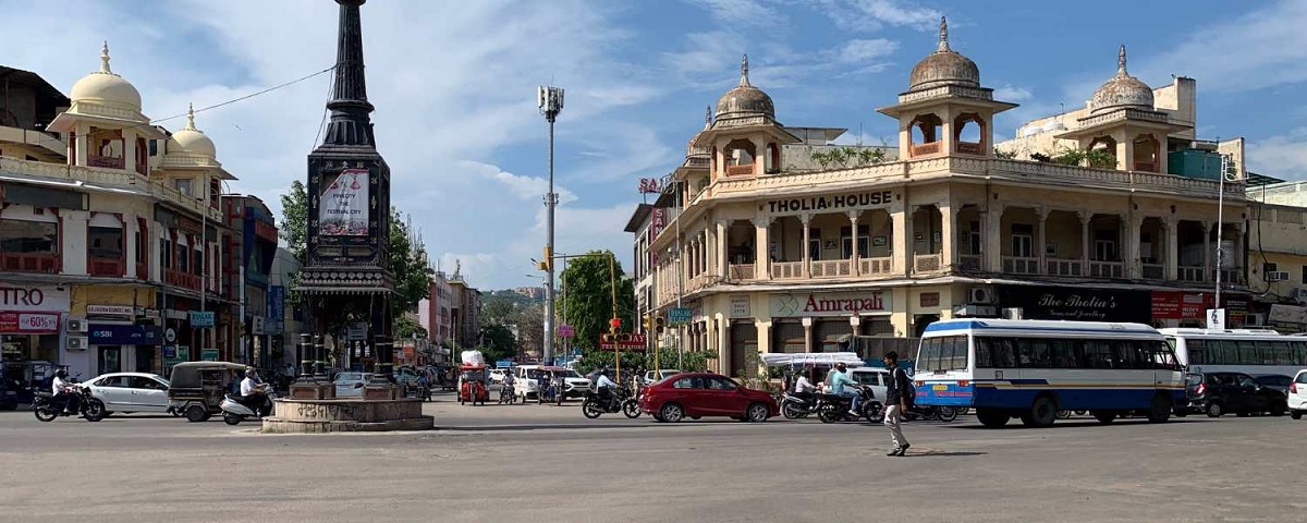 Mirza Ismail Road (MI Road) en Jaipur