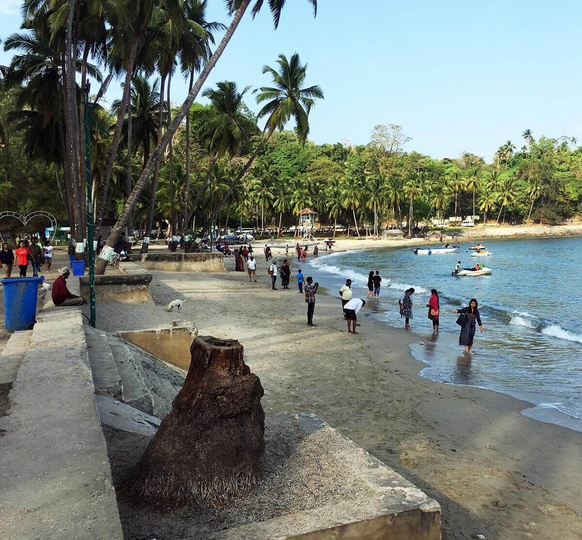 Andaman y Nicobar  Playa de Corbyn's Cove Relax Cerca de Port Blair