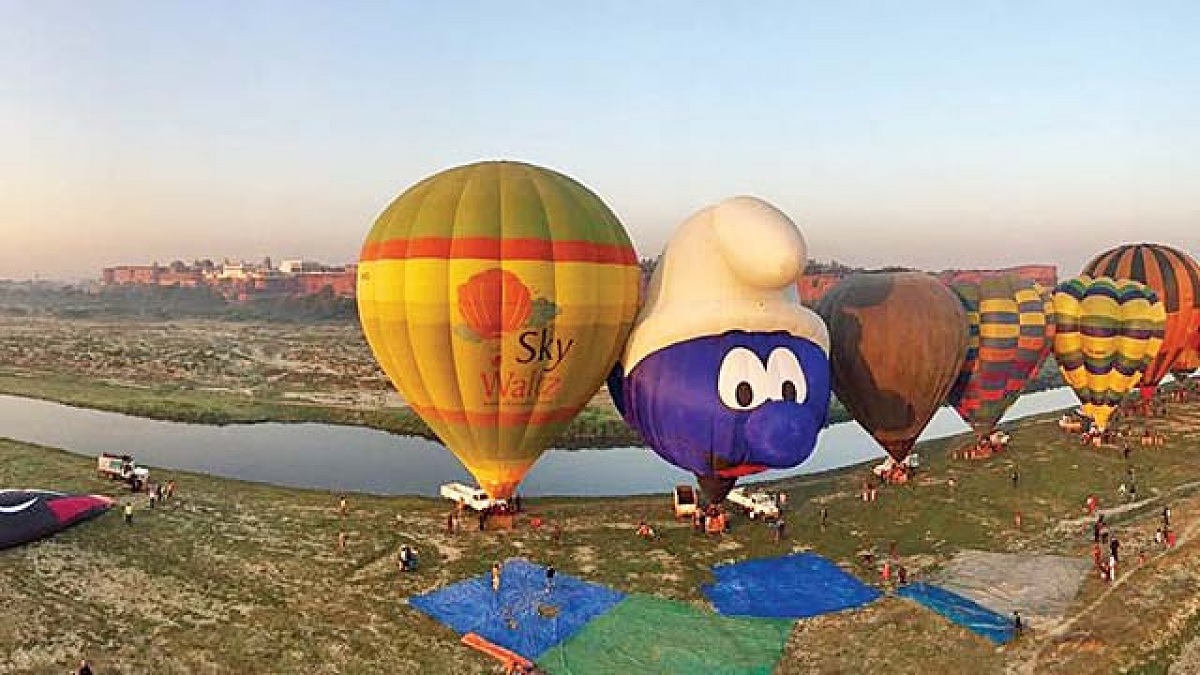 Participar en el Festival de los Globos Aerostáticos de Rajasthan