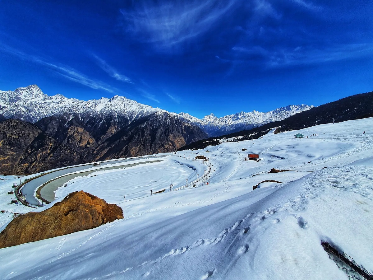 Auli Uttarakhand en norte de la India