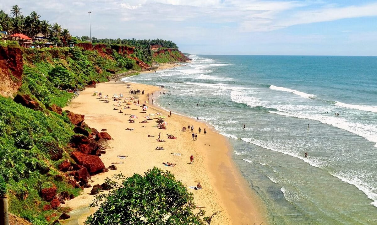 Varkala – Playas y Acantilados Impresionantes