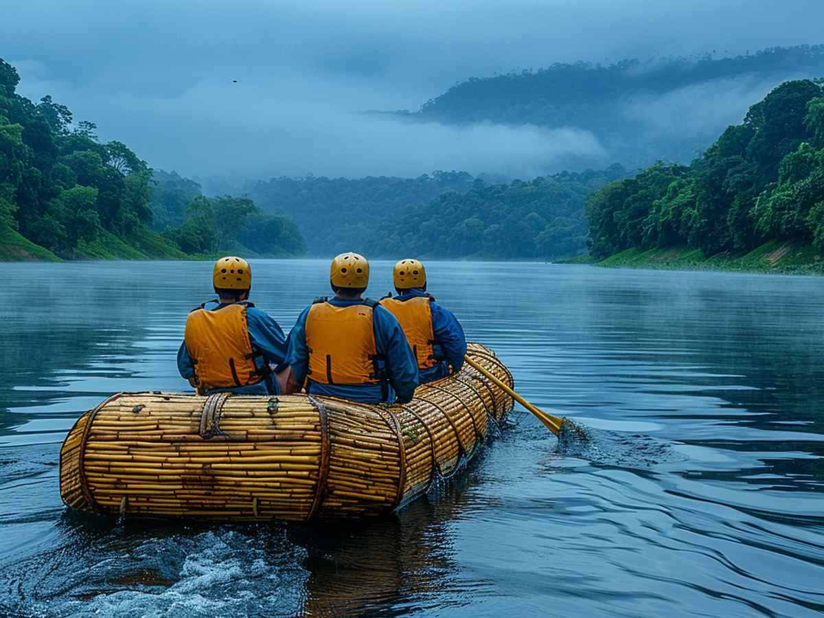 Rafting en el río Periyar