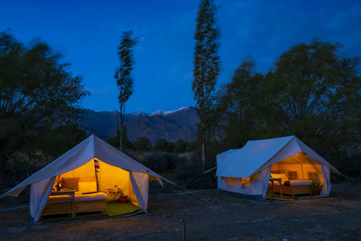 Valle de Nubra Ladakh Acampar en el Himalaya