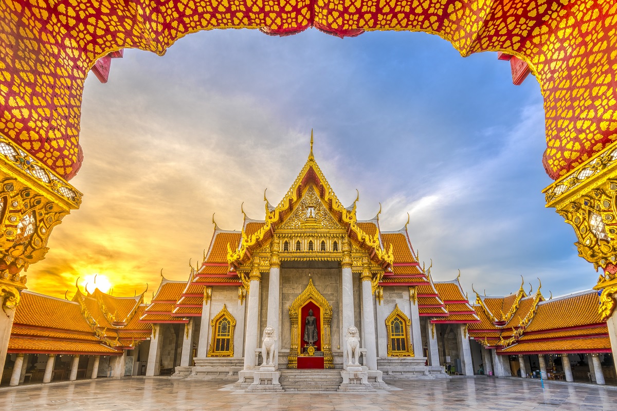 Wat Benchamabophit (Templo de Mármol) - Bangkok