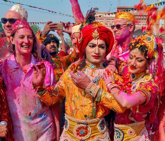 Holi India